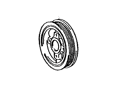 Toyota 13408-75020 Pulley, Crankshaft