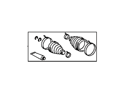 Toyota 04438-04020 Boot Kit, Front Drive Shaft
