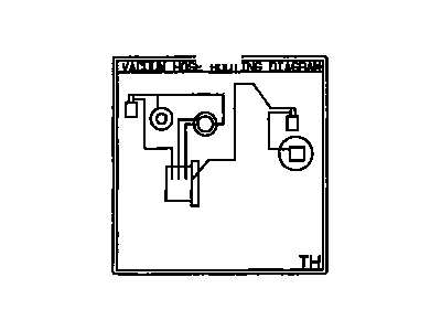 Toyota 17792-75330 Plate,  Engine Vacuum Hose Information