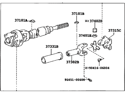 Toyota 37110-35780 Drive Shaft