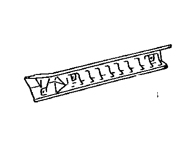 Toyota 57412-35021 Member, Floor Side, Inner Driver Side
