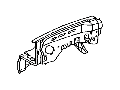 Toyota 53702-04320 Apron Sub-Assembly, Front Fender, Driver Side