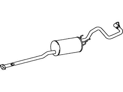 Toyota 17430-0C041 Pipe Assembly, Exhaust, Tail