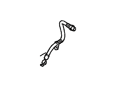 Toyota 90947-02785 Hose, Flexible(For Front), Passenger Side