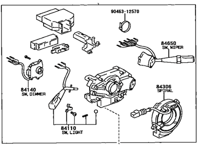 Toyota Tacoma Turn Signal Switch - 84310-04190