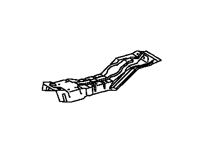 58295-04020 Toyota Reinforcement, Seat Belt Anchor Floor Illustration 1 of 1