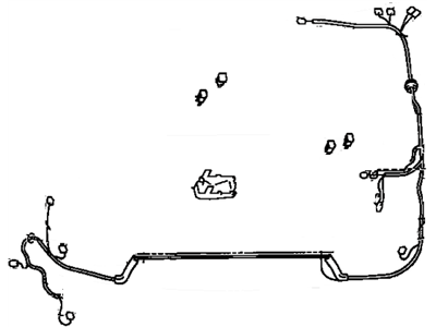 Toyota 82111-0Y021 Wire,  Engine Room Main