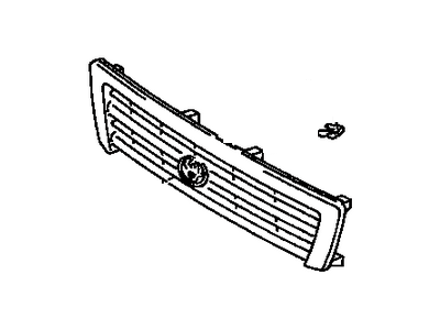 Toyota 53100-04110-G0 Grille, Radiator, Green