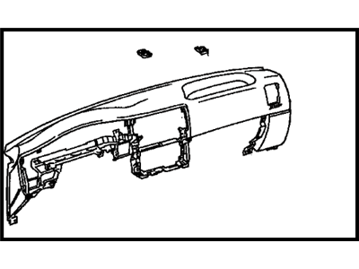 Toyota 55301-04020-E0 Panel Sub-Assy,  Instrument