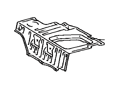 Toyota 58202-04010 Panel,  Seat Floor,  LH