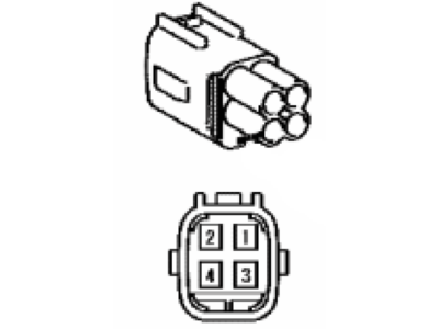 Toyota 90980-10868 Housing, Connector Male