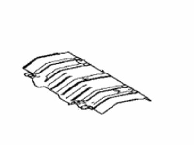 58327-42030 Toyota Insulator, Main Muffler Heat Illustration 1 of 1