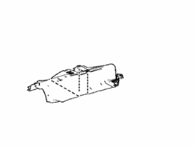 58152-42050 Toyota Insulator, Front Floor Heat, Lower Illustration 1 of 1