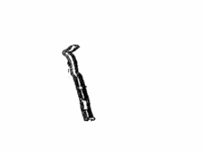 58724-42040 Toyota Cushion, Engine Service Cover Illustration 1 of 1