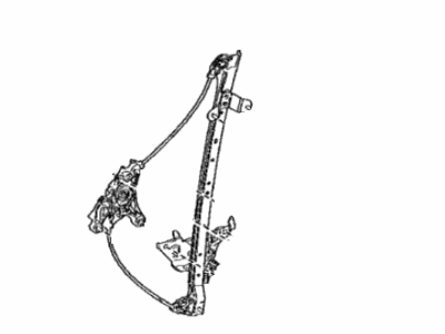 Toyota 69804-48060 Regulator Sub-Assy,  Rear Door Window,  LH