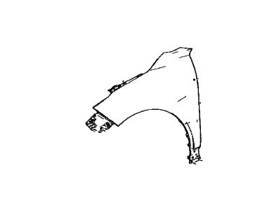 Toyota 53802-48170 Fender Sub-Assy,  Front LH