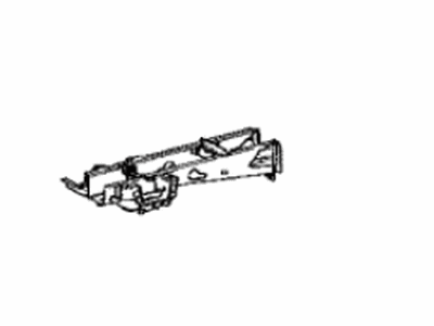 Toyota 57604-42040 Member Sub-Assembly, Rear Floor Side, Rear Driver Side
