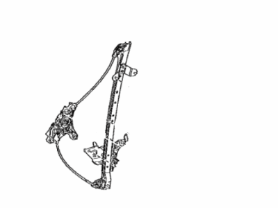 Toyota 69803-48060 Regulator Sub-Assy,  Rear Door Window,  RH