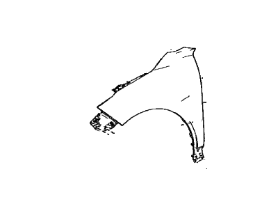 Toyota 53801-48150 Fender Sub-Assy,  Front RH