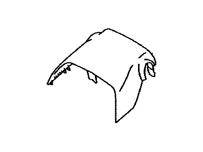 Toyota 45286-47040-B0 Cover,  Steering Column,  Upper