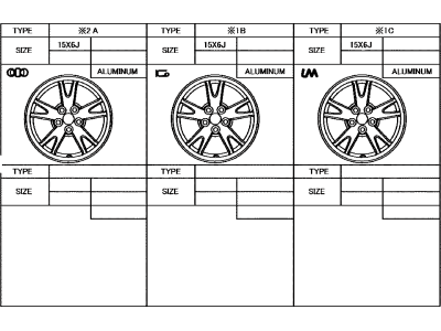 Toyota 42611-47120 Wheel,  Disc