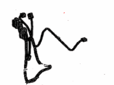 82153-47190 Toyota Wire, Rear Door Illustration 1 of 1