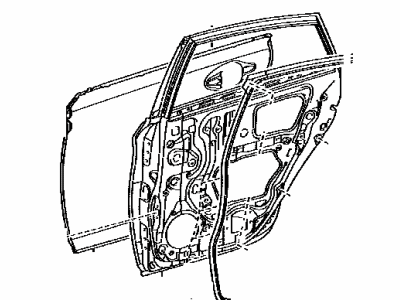 Toyota 67004-47090 Panel Sub-Assy,  Rear Door,  LH