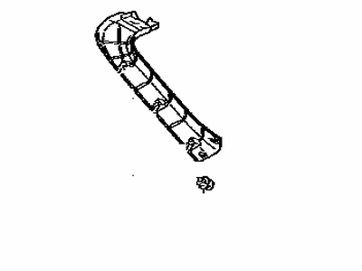 Toyota 67938-47030-C0 Garnish,  Back Door Side,  LH