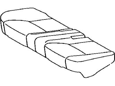 Toyota 71075-47160-G1 Cover, Rear Seat Cushion (For Bench Type)
