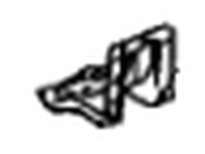 Toyota 58342-47050 Bracket,  Rear Absorber Mounting,  NO.1 LH