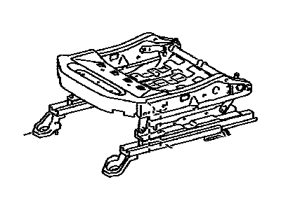 71620-47080 Toyota Spring Assembly, Front Seat Cushion, Driver Side Illustration 1 of 1