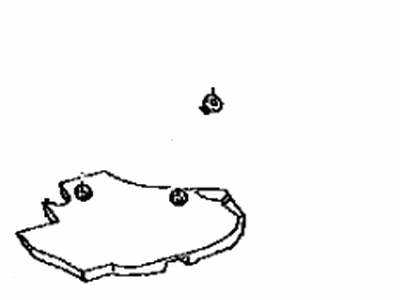 Toyota 55215-47030 Pad, Dash Panel Insulator