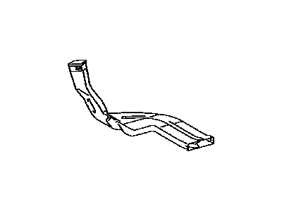 Toyota 87202-47030 Duct, Air, Rear 87202-47030 Toyota Duct, Air, Rear Illustration 1 of 1
