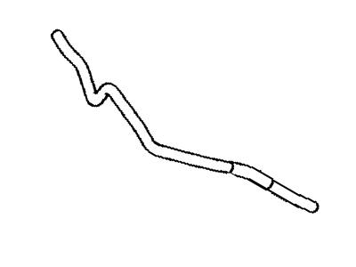 Toyota 16281-37050 Hose,  Water By-Pass,  NO.4