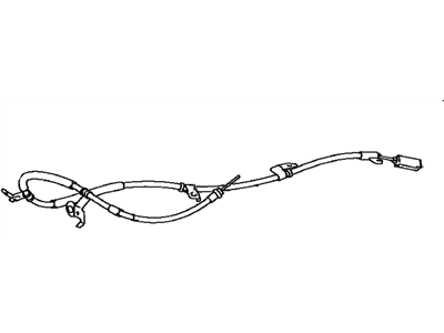 Toyota 46410-47100 Cable Assy,  Parking Brake,  NO.1