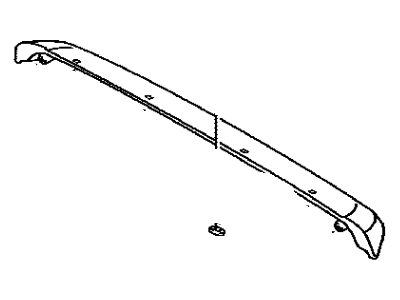 Scion 76085-52160-B2 Spoiler Sub-Assy,  Rear