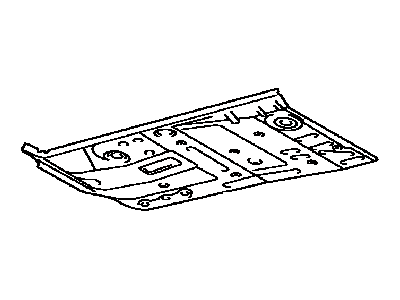 Scion 58111-52160 Pan,  Front Floor,  RH