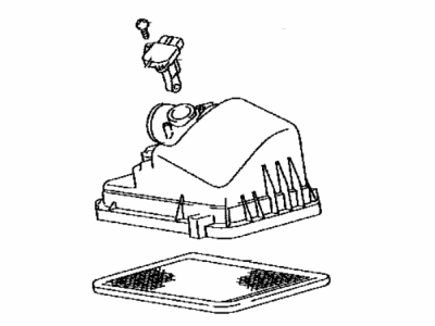 Toyota 17705-37090 Cap Sub-Assembly, Air Cleaner