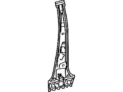 Scion 61042-52070 Pillar,  Center Body,  Inner LH