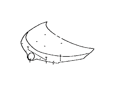 Scion 53301-52280 Hood Sub-Assy