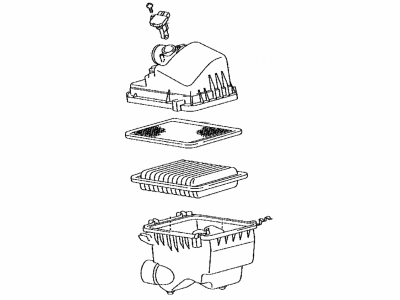 Scion 17700-37220 Cleaner Assy,  Air