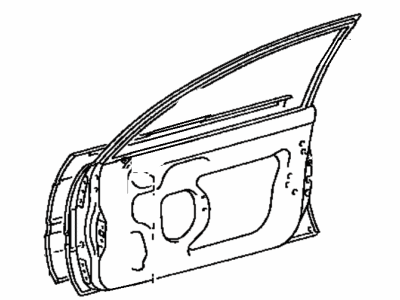 Toyota 67001-1A530 Panel Sub-Assembly, Front Door, Passenger Side