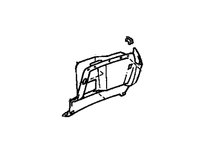 Toyota 55433-12140-B0 Finish Panel