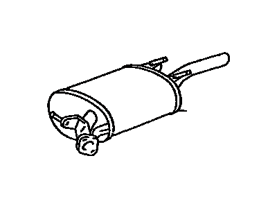 Toyota 17430-1A261 Muffler & Pipe