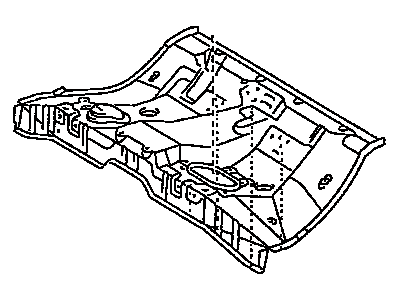 Toyota Corolla Floor Pan - 58211-13900
