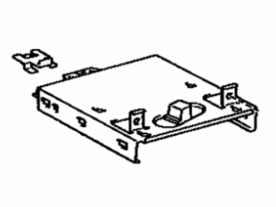 Toyota 74104-12210 Retainer Sub-Assembly, Front Ash Receptacle