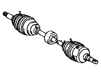 Toyota Corolla Axle Shaft - 43410-20463