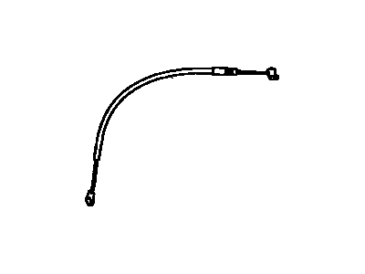55906-12330 Toyota Cable Sub-Assembly, Defroster Damper Control Illustration 1 of 1