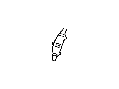 Toyota 47744-02030 Shim,  Anti-Squeal,  NO.1(For Front Disc Brake)