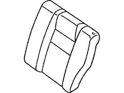 Toyota 71078-13170-B0 Cover, Rear Seat Back, Driver Side(For Separate Type)